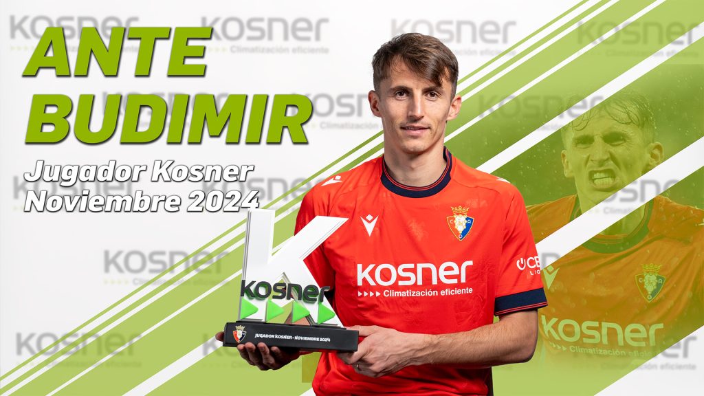 Ante Budimir, jugador Kosner del mes