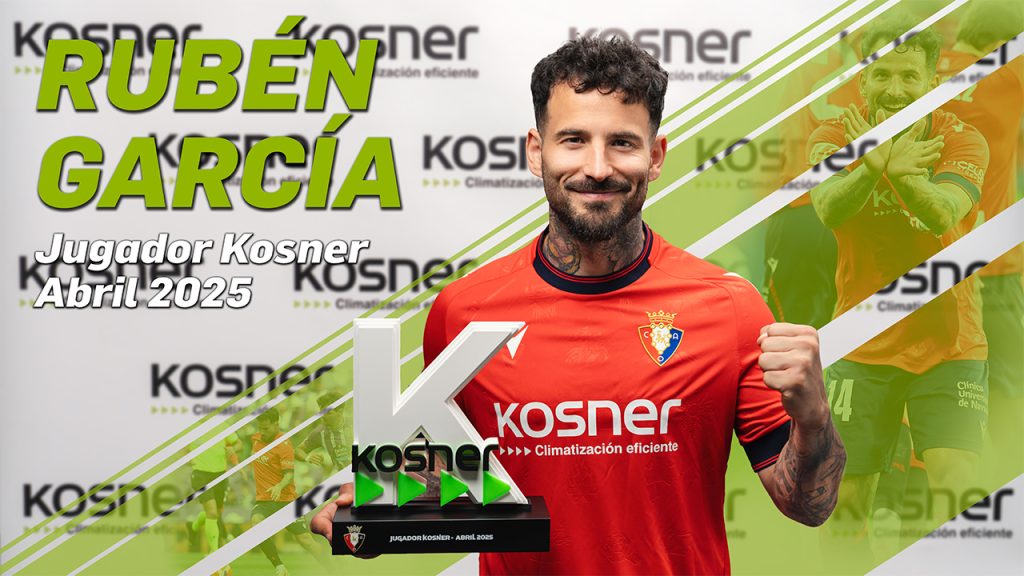 Rubén García jugador Kosner del mes