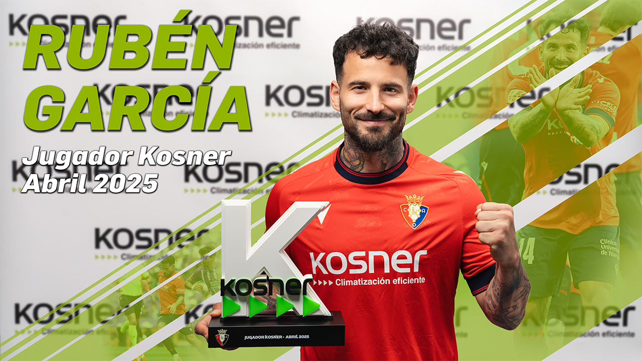 Rubén García jugador Kosner del mes